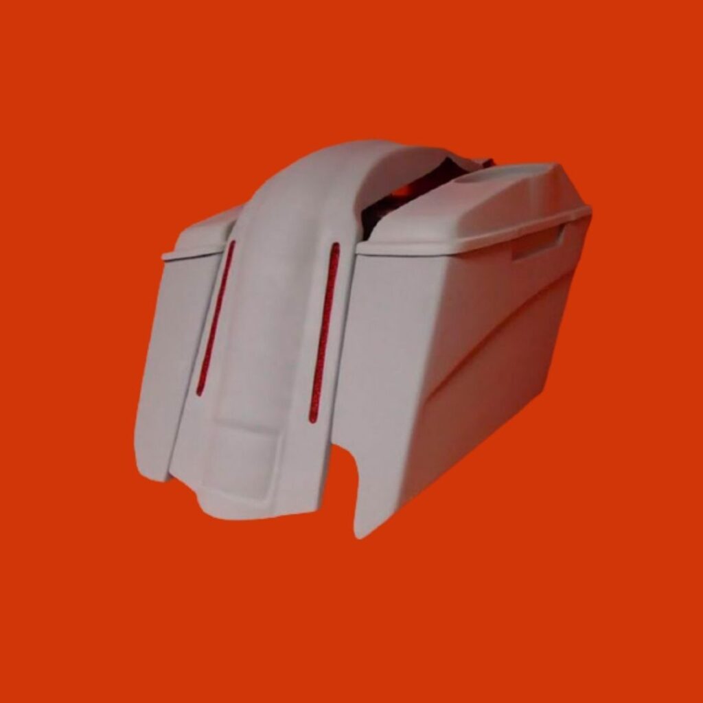 harley davidson stretched bags and fender
