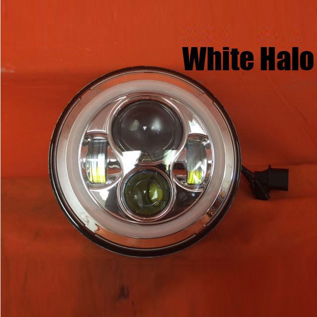 thumbnail image 2 of Angel Halo Eye Projector Headlights With Built-In LED/HID Bulbs For Can-Am 2 of 6