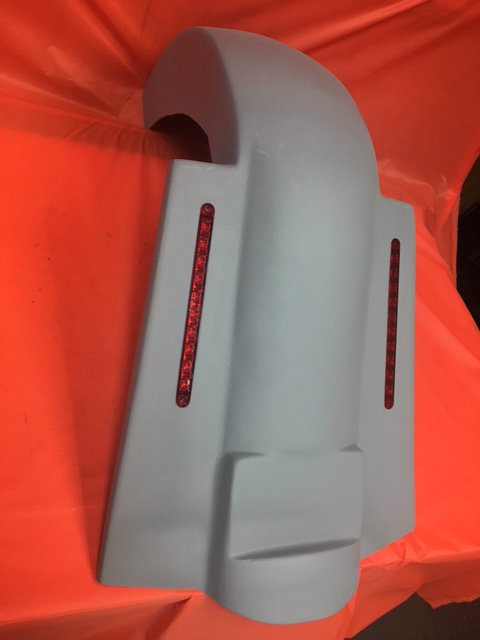 Bln Stretched Rear Fender For Harley Touring FLH (97-08) – Fiberglass, Unfinished
