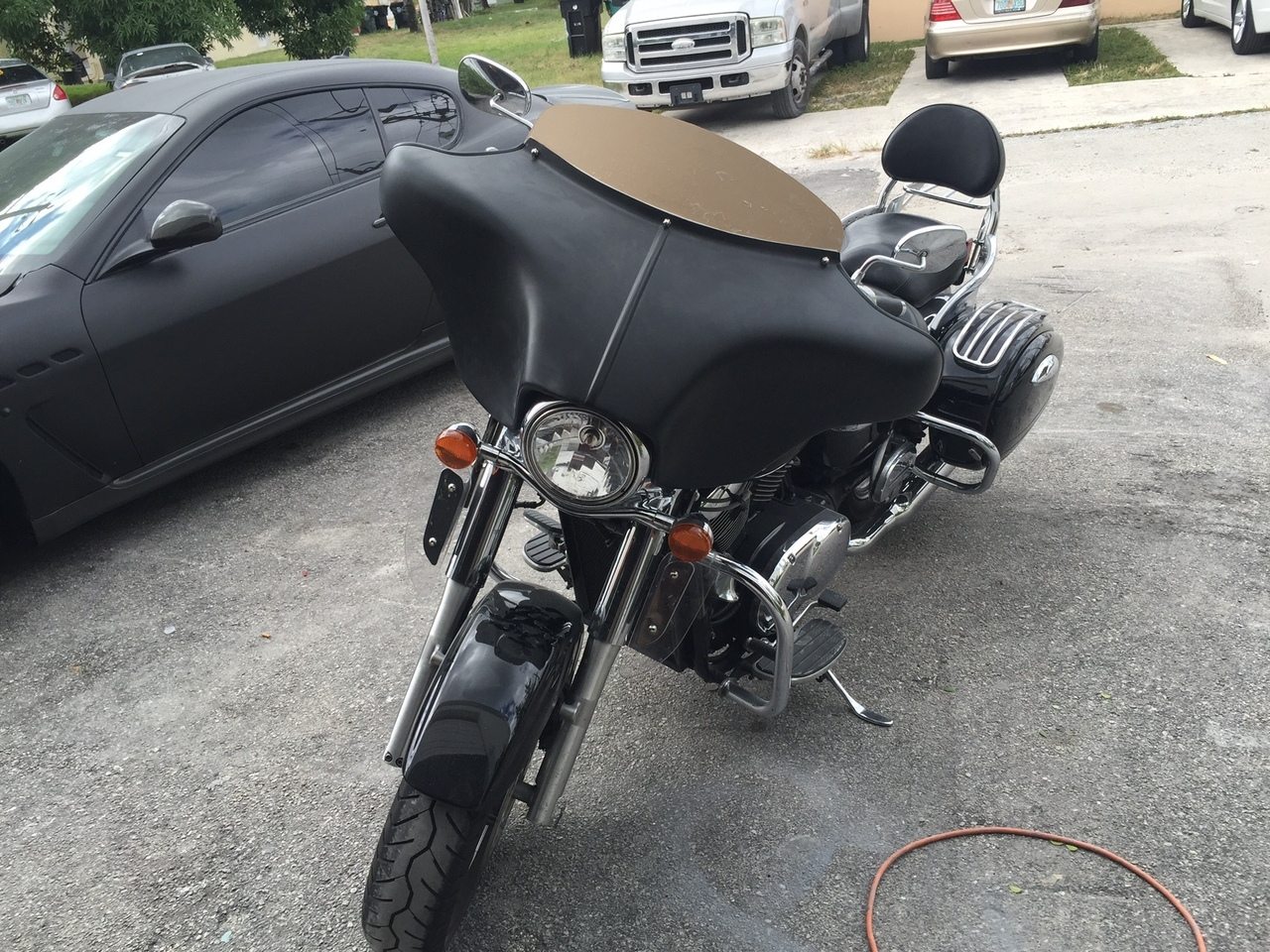 Kawasaki Vulcan Nomad Motorcycle Headlight Fairing 6 x 9 Speakers ...