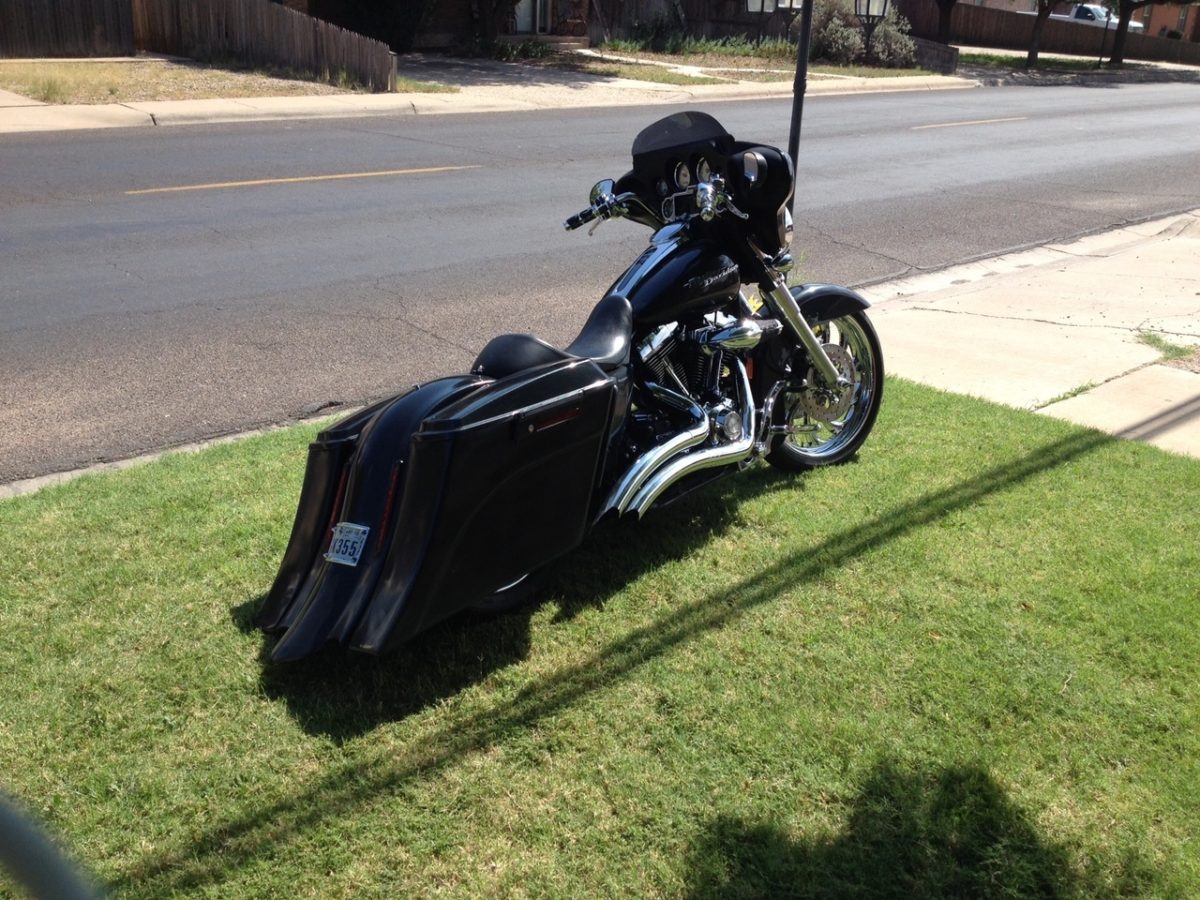 Harley Davidson 6″ Extended Stretched Out & Down Saddlebags – Baggers ...