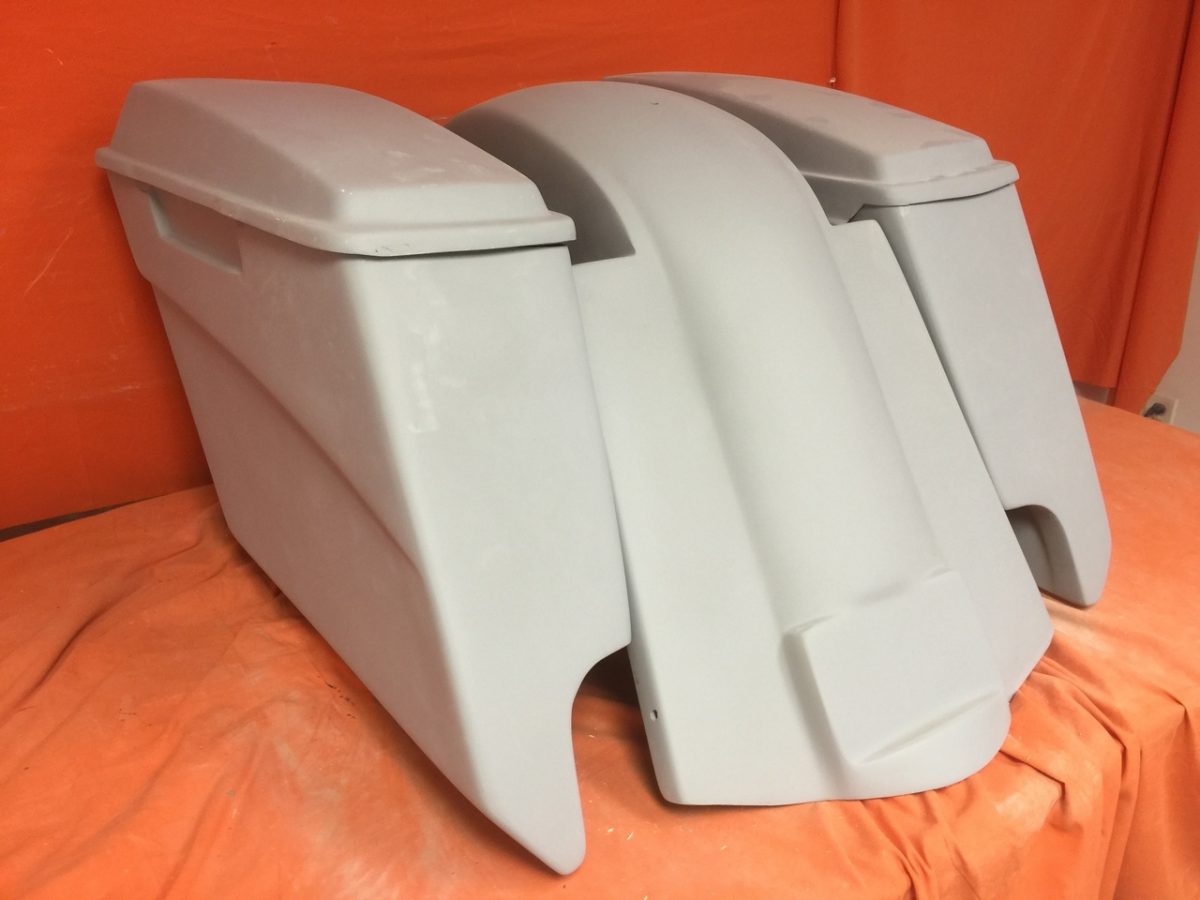 Honda Shadow Sabre 1100 5″ Extended Saddlebags Bags Rear Fender Dual
