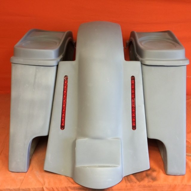 thumbnail image 2 of TCMT Stretched Saddlebags For Harley Touring 2014-2024 – 6x9 Speaker Cutouts, Vivid Black 2 of 6