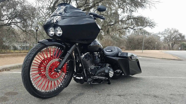 Street Glide Road Glide  Harley Davidson custom 8.8" speaker insert 4 Saddlebags
