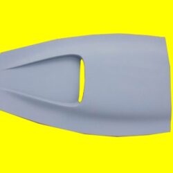 Fiberglass Snorkel Hood Scoop – 1-Piece, Thin Profile, Made In USA (Unpainted, Prep Required)