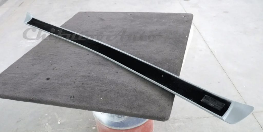 Rear Trunk Spoiler Mercedes W126 AMG Style Baggers Bags Extended