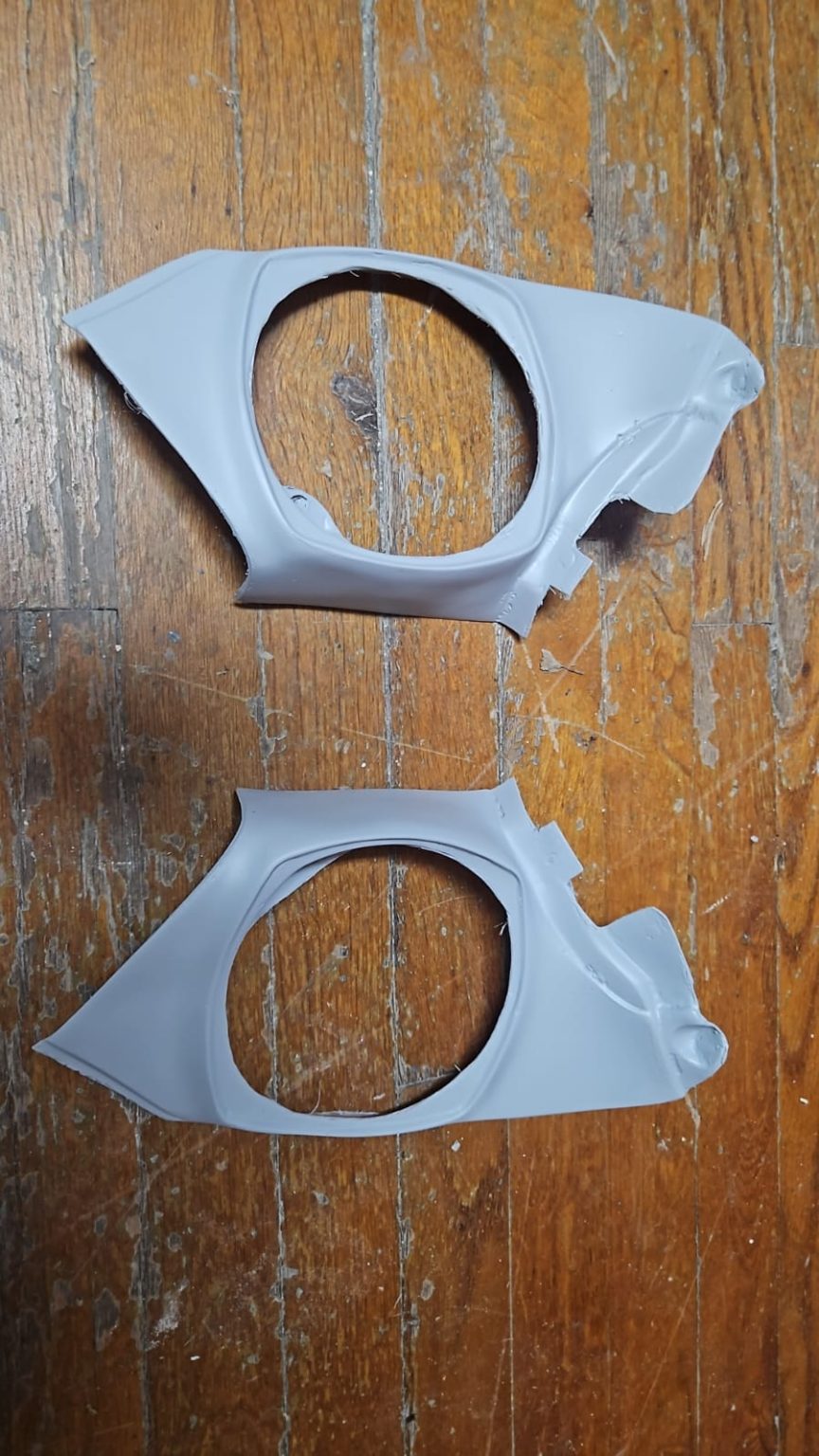 Hayabusa 08up 5.25″ Custom Ram Air Dash Fiberglass Speaker Panels Pods